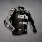 Aleix Espargaro Black And White Motorcycle Jacket Aprilia WT 2022 right view