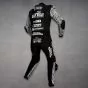 Aleix Espargaro Black Biker Suit Aprilia Winter Test 2022 right side view