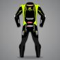 Alex Lowes Kawasaki Leathers 1 Piece Winter Test 2023 SBK back view