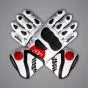 All White Motorcycle Gloves