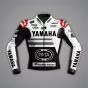 Jonathan Rea Yamaha Black and White Moto Jacket 2023 WT front view