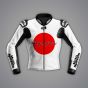 All White Motorcycle Jacket