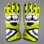 Alvaro Bautista White Motorcycle Gloves SBK 2024 upper view