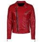 red leather jacket