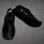 Black Leather Chappal