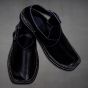 Black Leather Chappal