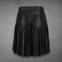 black leather kilt mens