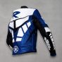 Blue Motorcycle Yamaha R Jacket right back view