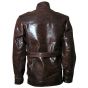 Chaqueta Cuero Marron Hombre
