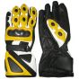 Yellow Motorcycle Gloves