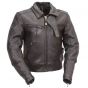 mens biker jacket black