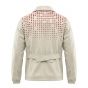 Charlie’s Angels White Leather Jacket back view