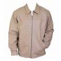 mens beige leather jacket