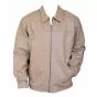Leather Jacket Beige