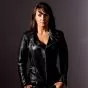 Ladies Leather Jacket Black