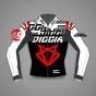 Black White Motorcycle Jacket