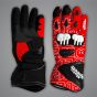 Fabio Quartararo Racer Motorcycle Gloves MotoGP 2024 upper and lower view