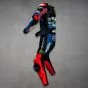 Motorcycle Track Leathers Fabio Quartararo Yamaha MotoGP 2023 left side view