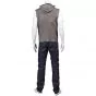 Mens Leather Vest With Hood