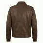 Captain America Brown Leather Jacket back view