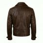 Captain America First Avenger Leather Jacket back view