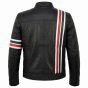 Easy Rider Captain America Leather Jacket back view