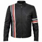 Easy Rider Captain America Leather Jacket front view
