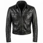 Elvis Presley Black Leather Jacket front view