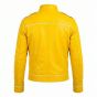 Freddie Mercury Yellow Leather Jacket back view