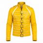 Freddie Mercury Yellow Leather Jacket front view