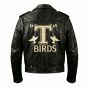 Grease Danny Zuko Black Leather Jacket back view