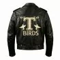 Grease Danny Zuko Black Leather Jacket back view