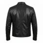 John Wick Black Leather Jacket back view
