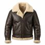 Rocky Balboa Brown Leather Jacket front view