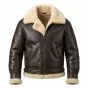 Rocky Balboa Brown Leather Jacket front view