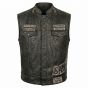 Sons of Anarchy Jax Teller Leather Vest front view