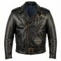 The Wild One Marlon Brando Black Biker Jacket front view
