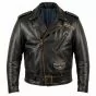 The Wild One Marlon Brando Black Biker Jacket front view