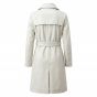 Atomic Blonde White Leather Coat back view
