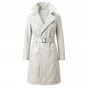 Atomic Blonde White Leather Coat front view