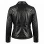 Buffy Black Leather Jacket back view