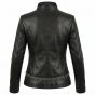 Charlie’s Angels Black Leather Jacket back view