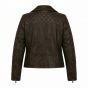 Furiosa Mad Max Brown Leather Jacket back view
