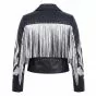 Harley Quinn Birds of Prey Leather Jacket back view