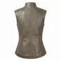 Rey Star Wars Brown Leather Vest back view