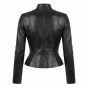Salt Angelina Jolie Black Leather Jacket back view