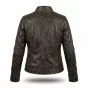 Tomb Raider Lara Croft Brown Leather Jacket back view