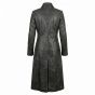 Underworld Selene Black Leather Coat back view