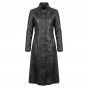 Underworld Selene Black Leather Coat front view