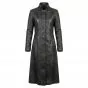 Underworld Selene Black Leather Coat front view